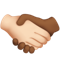 Handshake- Light Skin Tone- Medium-Dark Skin Tone emoji on Apple